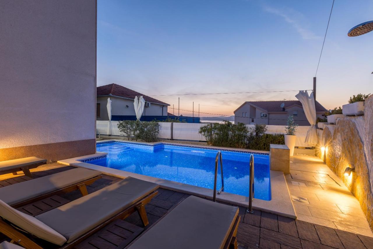 Villa Costa Blu With Pool By The Sea Trogir Exteriér fotografie